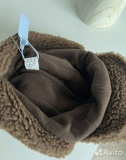 Шапка ушанка на флисе