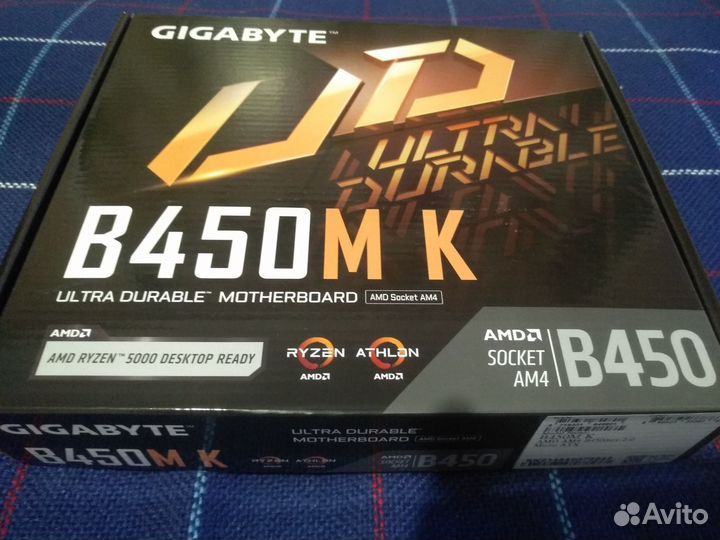 Gigabyte b450m k (новая)