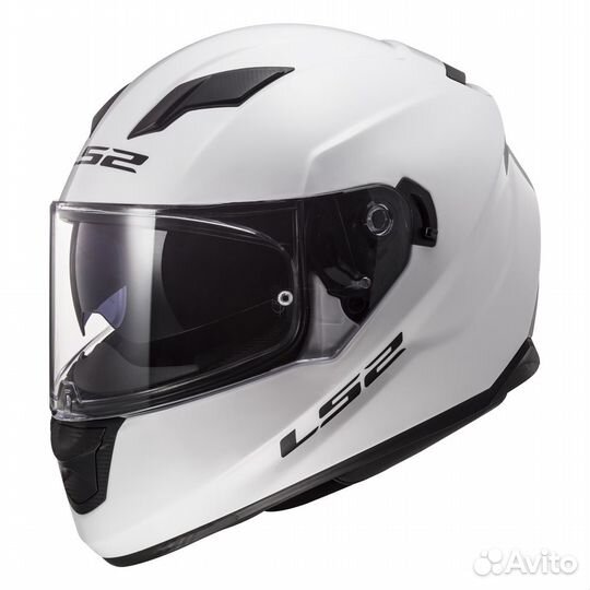 Мотошлем LS2 FF320 stream EVO Solid белый