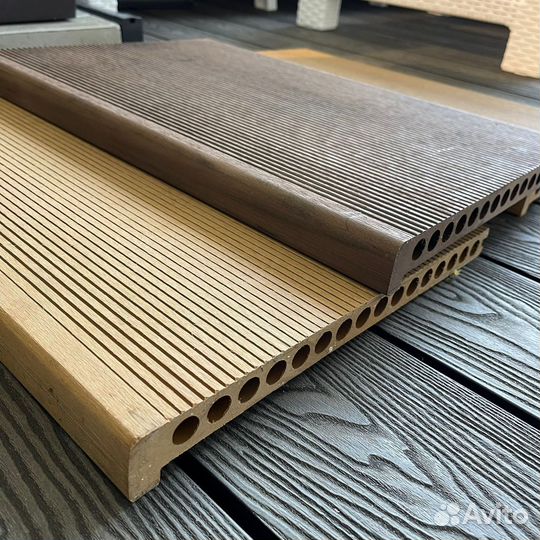 Террасные ступени из дпк