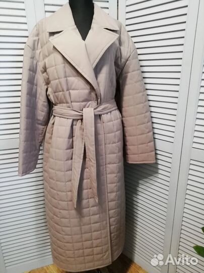 Пальто стеганное демисезонное новое zarina р. 50