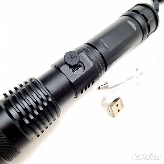 Фонарик светодиодный аккумуляторный