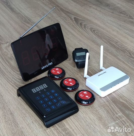 Кнопка вызова медперсонала, персонала, врача, часы