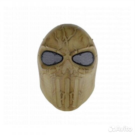 Маска защитная с cетчатыми очками punisher (AS-MS0