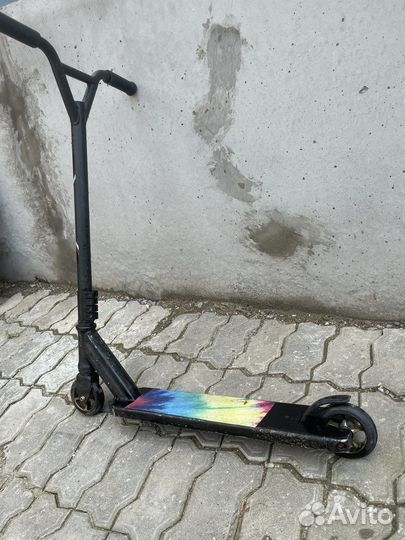 Трюковой самокат scooter с кастом декой