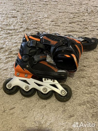 Роликовые коньки детские раздвижные
