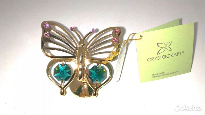 Фигурка Бабочка с кристаллами Swarovski