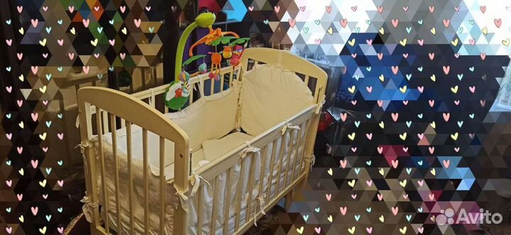 Детская кроватка версия Pro