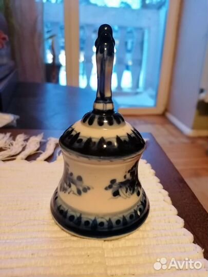 Гжель колокольчик авторской работы