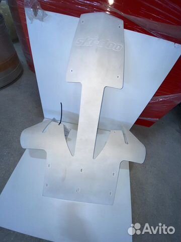 860200334 Защита днища белая Ski-doo REV-XP