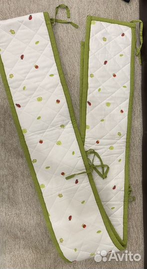 Балдахин и бортики в кроватку Икея