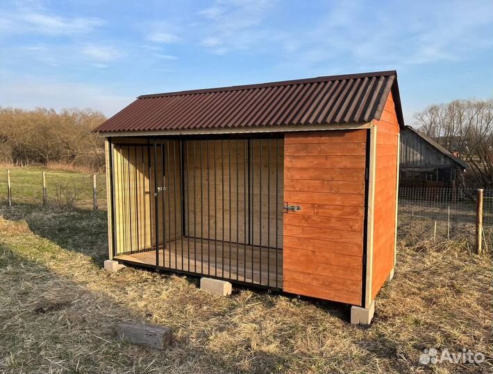 Вольер для собак под ключ