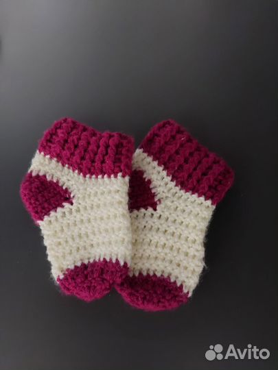 Пинетки детские вязаные