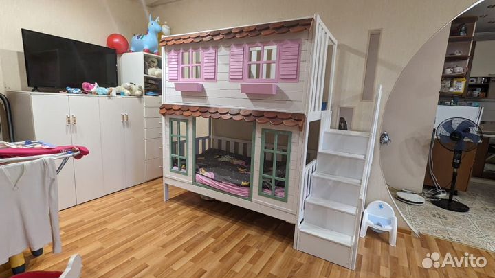 Кроватка детская 2х ярусная Новая