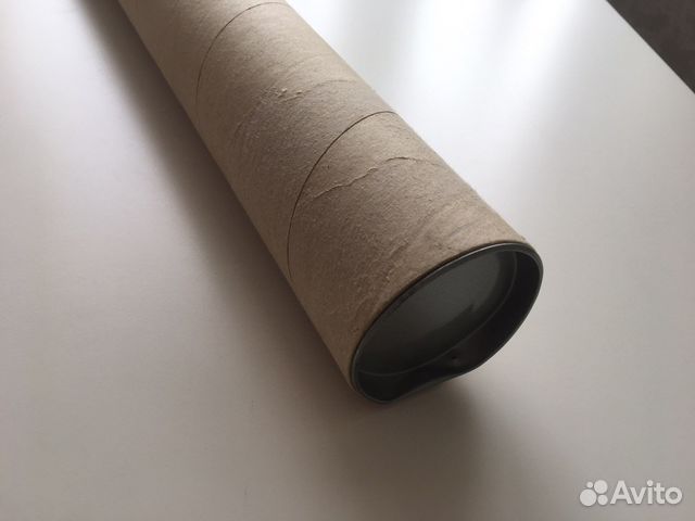 Картонный длинный тубус