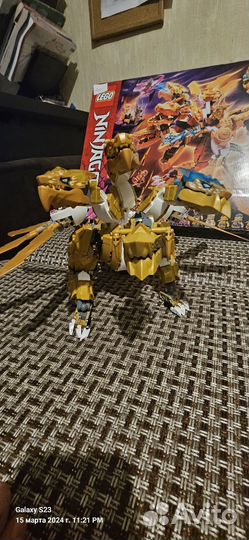 Lego ninjago золотой дракон ллойда 71774