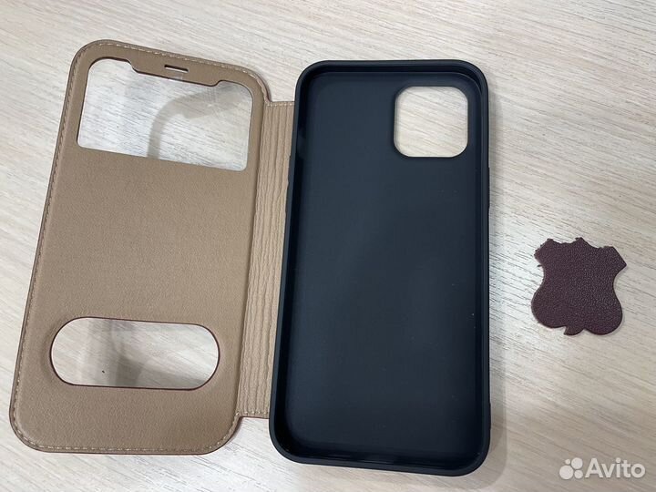 Чехол-книжка для Apple iPhone 12 Pro Max кожаный