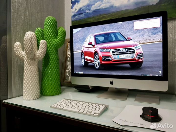 Кактус из керамики ручной работы