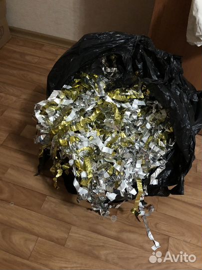 Серпантин блестящее шоу декорации