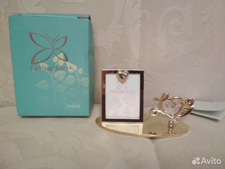 Фоторамка с кристаллами Сваровски