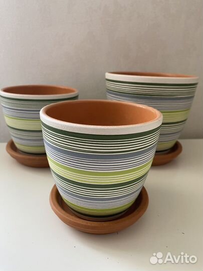 Керамические горшки
