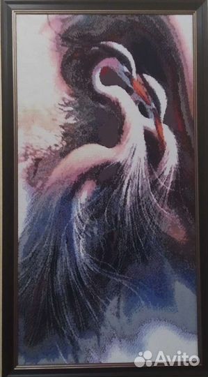 Картина бисером по авторской схеме 