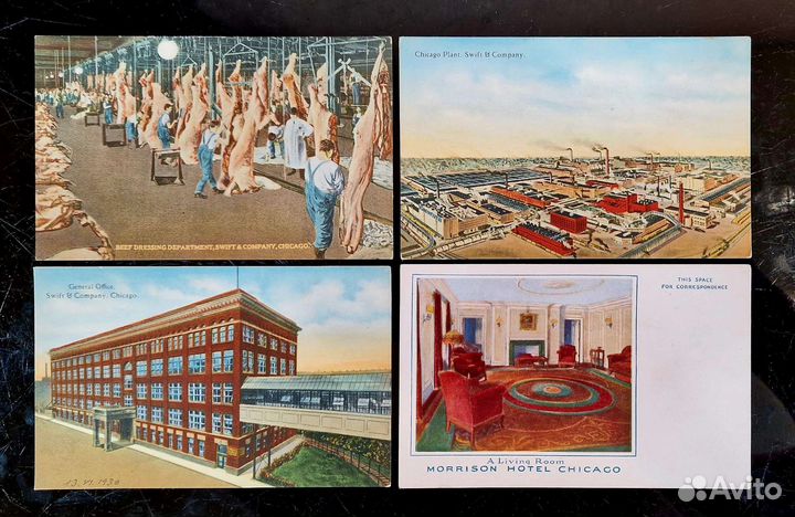 Коллекция старинных открыток г. Чикаго