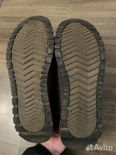 Ботинки зимние кожаные мужские 40