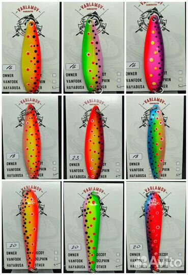 Форелевые блесны ручной работы