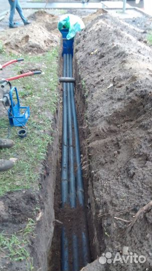 Землекопы копка траншей