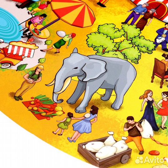 Настольная игра на внимательность «Базарный день»