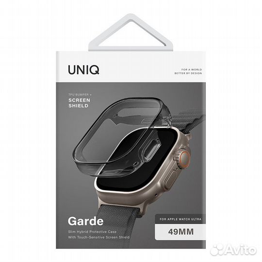 Чехол Uniq Garde для Apple Watch Ultra 49mm Smoke