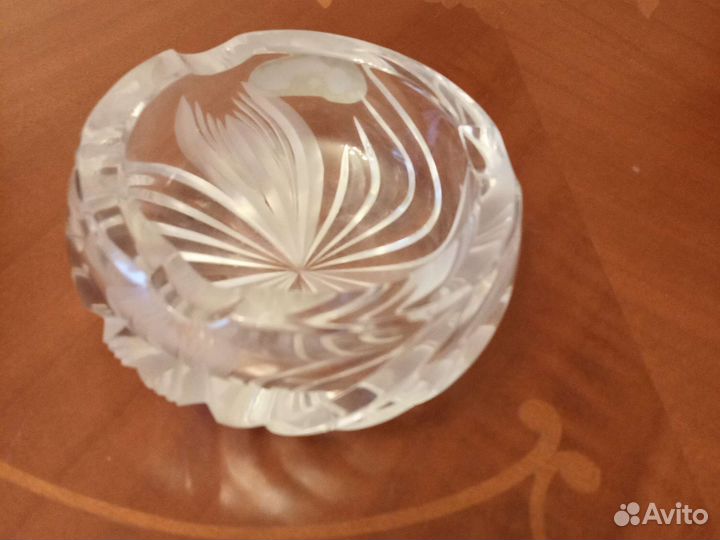 Хрустальная пепельница