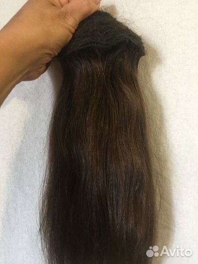 Шиньон из натуральных волос