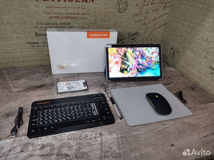 Планшет Teclast T 40 Pro 8/128 LTE чехол,Клав,мышь