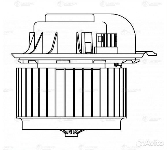 Мотор печки Audi Q7