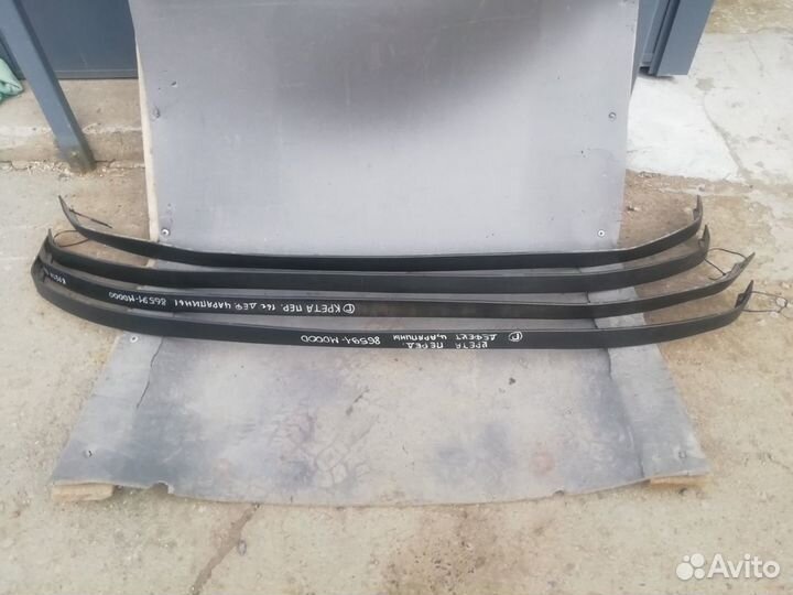 Hyundai Creta с 2016 г Юбка переднего бампера