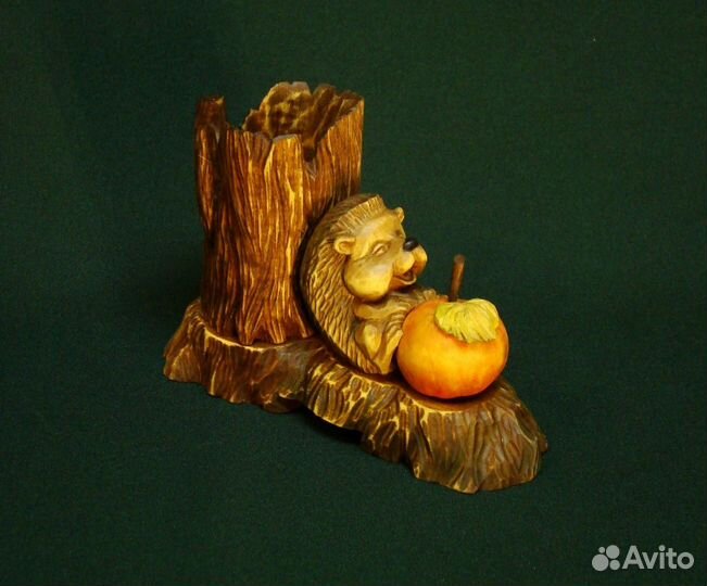 Карандашница из дерева 