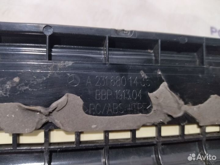 Декоративная накладка порога Мерседес SL W231