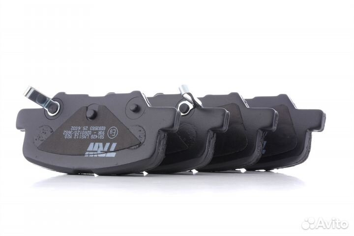 Колодки тормозные задние ASX 2WD mazda 6 12, mitsubishi ASX 10, Outlander 12, peugeot 4008