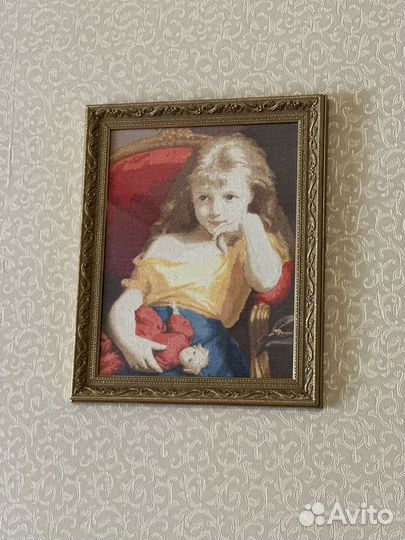 Картина вышитая крестом