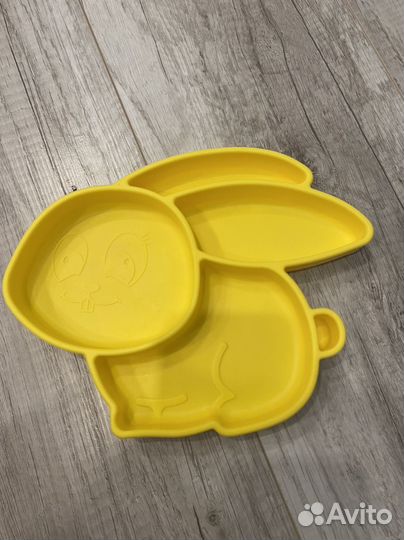 Силиконовая детская посуда