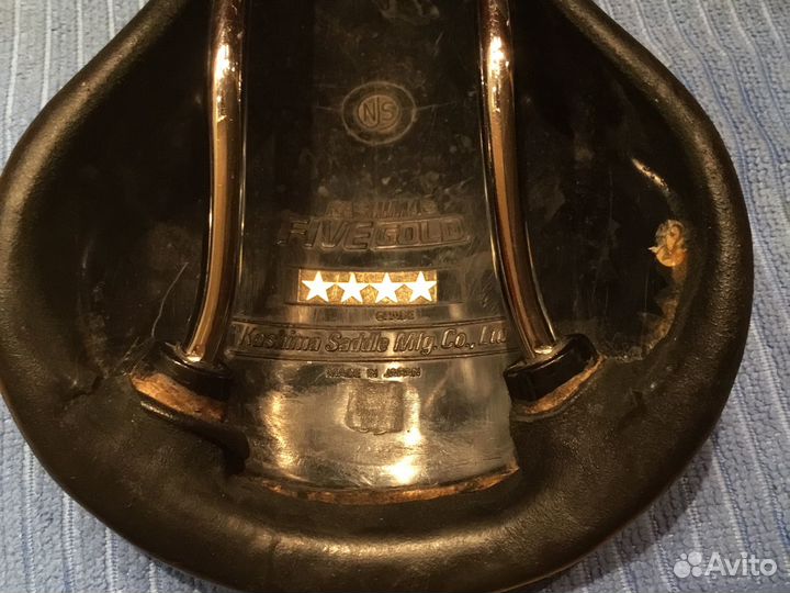 Седло Kashimax Njs Five Gold фикс bmx, оригинал