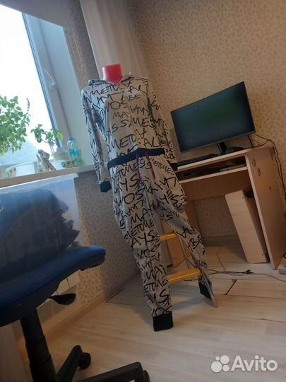 Трикотажный женский комбинезон