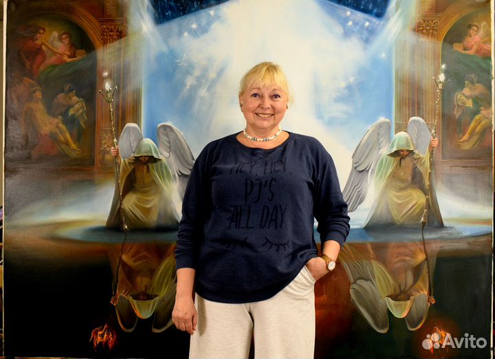 Лето, ангелы и горы, кисти Анны Давыдченко