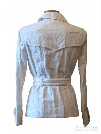 Куртка женская белая с поясом новая, Италия, 262