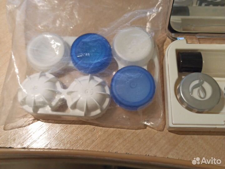 Набор для контактных линз+3 контейнера