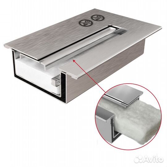 Биокамин kratki bravo черного цвета