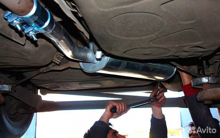 Замена глушителя Volvo S60 I Рест.2004-09