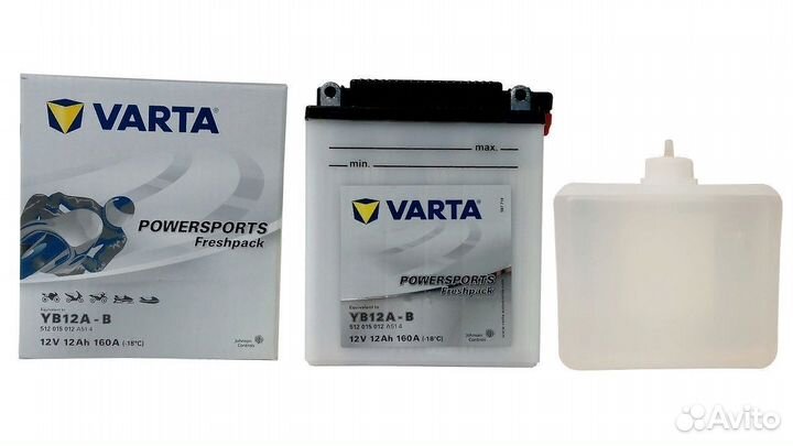 Аккумулятор на мотоцикл Varta YB14L-A2 moto